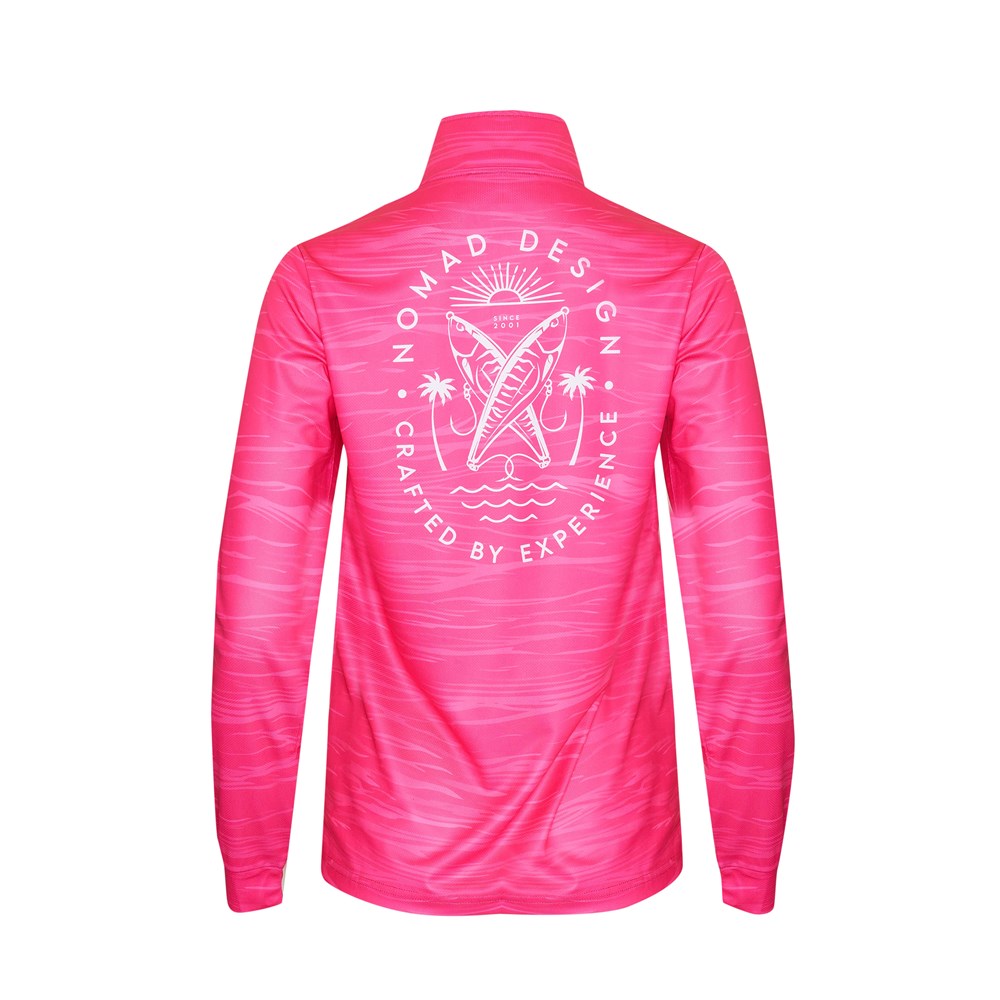 Women's Tech Fishing Shirt with Collar - UPF Sun Protection & Quick-Dry Fabric for Outdoor Fishing & Hiking | Rise of the Madscads