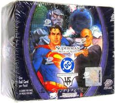 Upper Deck DC Superman Man of Steel Trading Card Game Booster Box - 36 Packs for Collectors & Players | Perfect for Tournaments, Gifts & Trading Card Battles