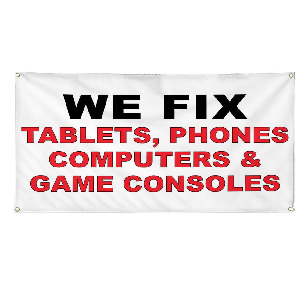 Custom Vinyl Banners 48x96 Inches - Weatherproof Outdoor Yard Signs with 8 Grommets for Retail, Industrial & Events | Multiple Sizes Available | Perfect for Advertising, Business Promotion & Party Decorations