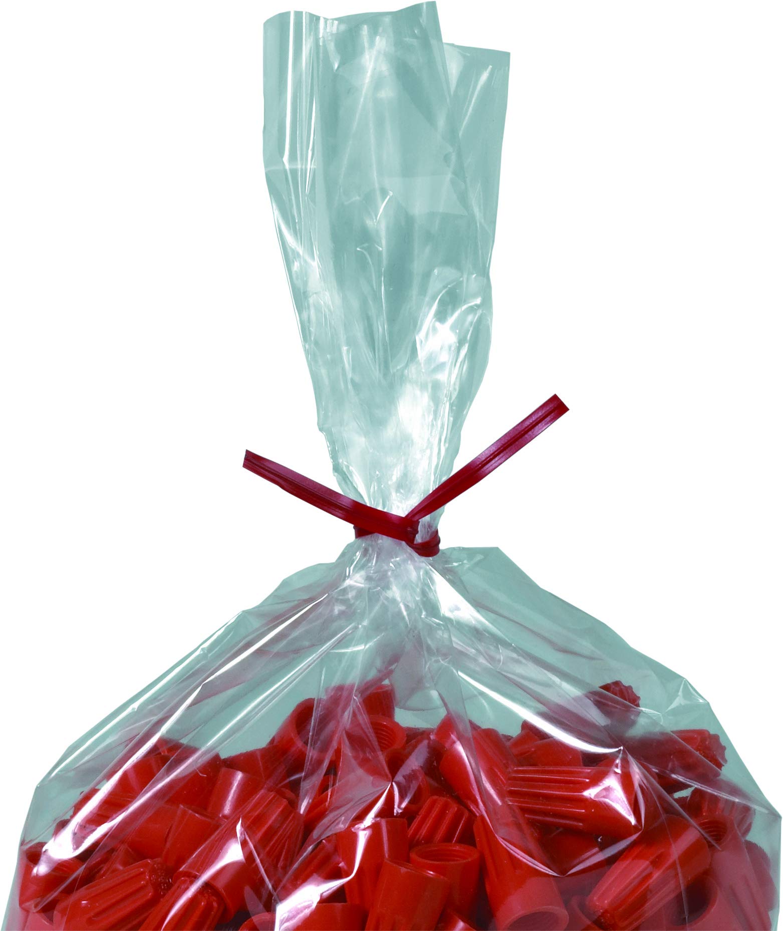 Aviditi 10-Inch Reusable Red Plastic Twist Ties - 2000 Pack for Sealing Bread Bags, Gift Wrapping, Organizing Cables & Wires - Perfect for Home, Office, and Kitchen Storage Solutions