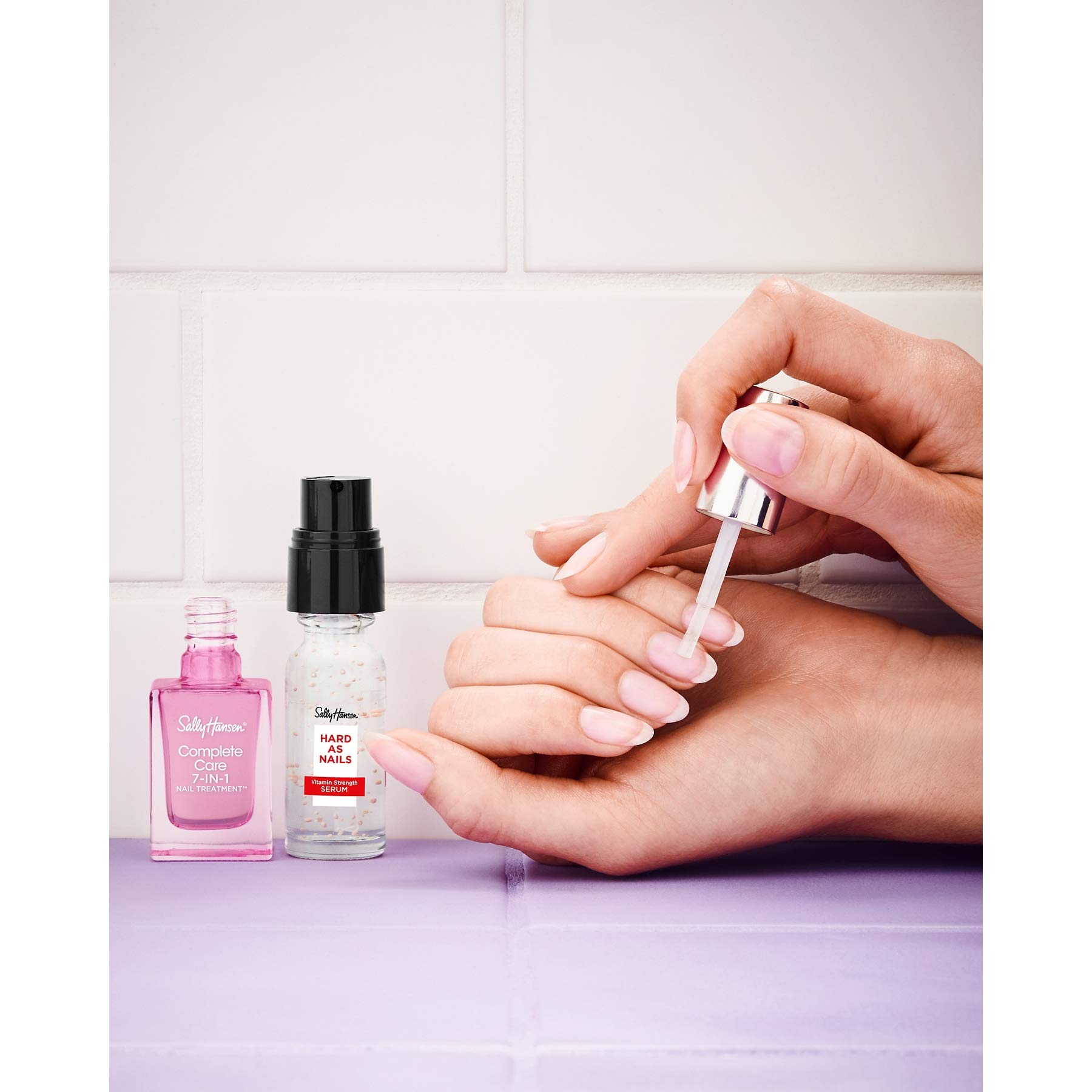 Sally Hansen Complete Care 7-in-1 Nail Treatment - Strengthener, Base & Top Coat, Moisturizer for Healthy Nails - Perfect for Manicures & Nail Care at Home