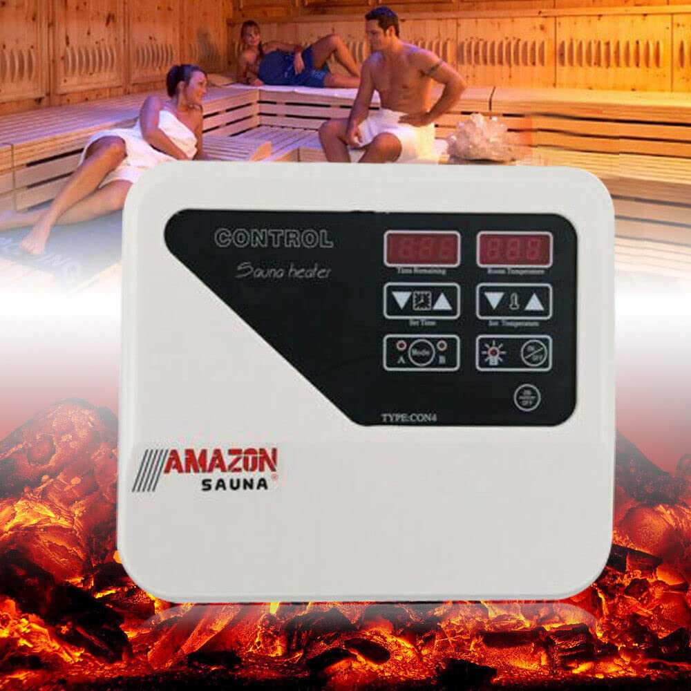 3-9 kW Sauna Control Device, External Sauna Controller, Sauna Heater Thermostat, 380-415V for Home Spa & Wellness Retreats