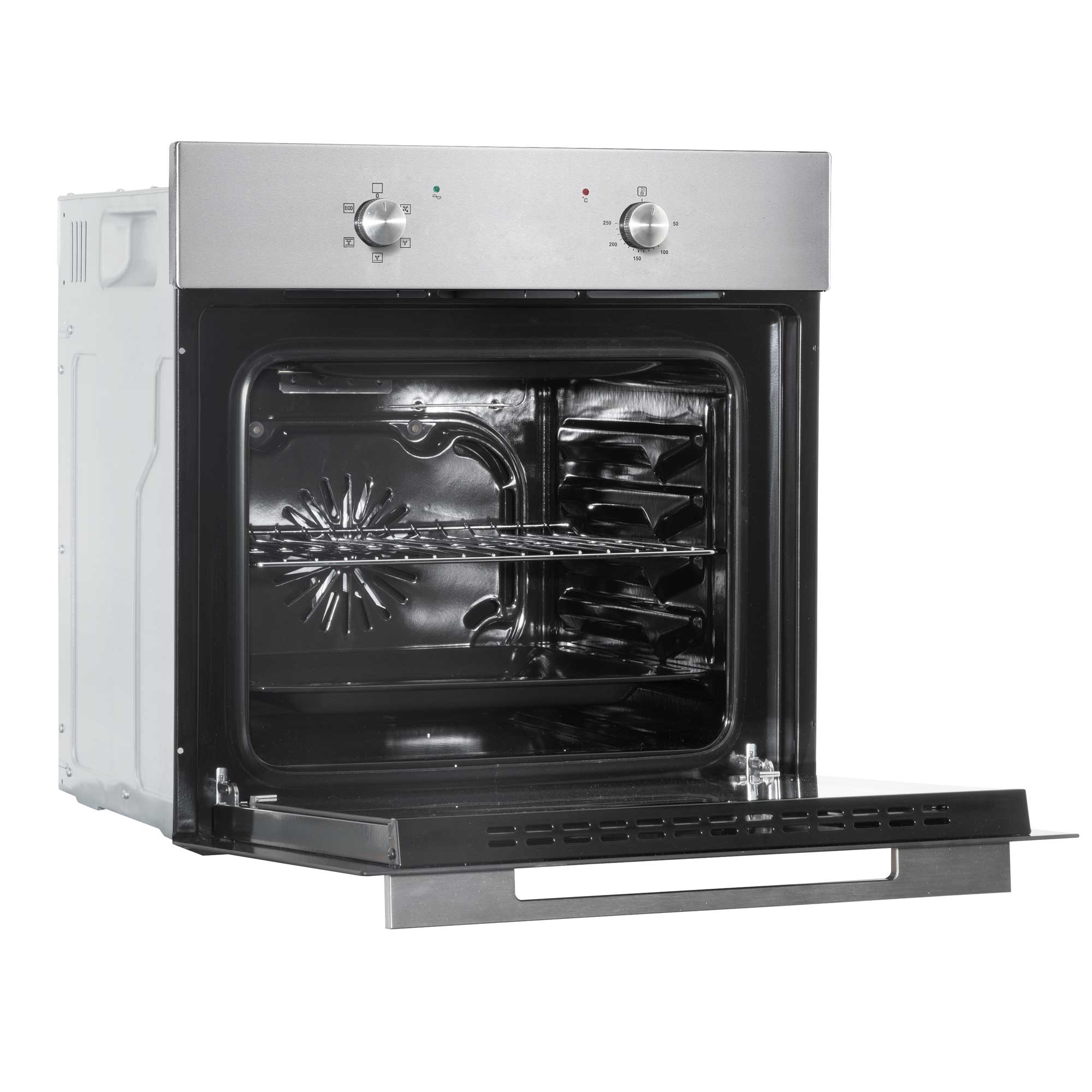 Baridi 60cm 4-Function Fan Assisted Oven with 60cm Warming Drawer Bundle - Stainless Steel DH233 | Perfect for Baking, Roasting & Food Warming in Modern Kitchens