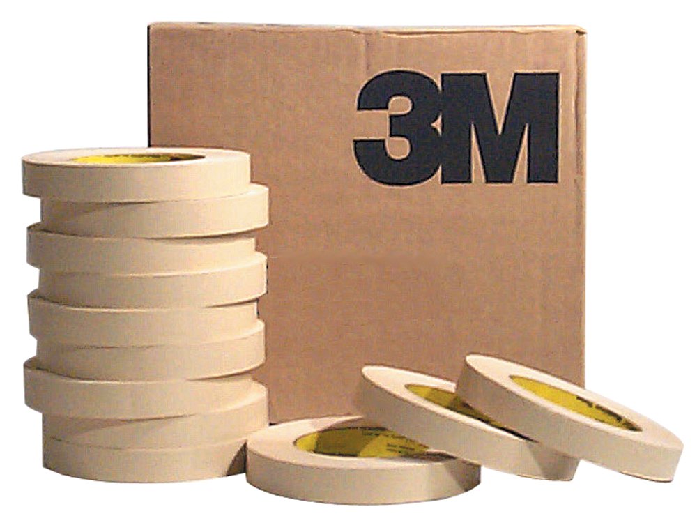 3M 06334 233 3/4 Inch Painters Tape - 12 Pack - High Adhesion Masking Tape for Painting, DIY Projects & Home Improvement - Perfect for Walls, Trim & Delicate Surfaces