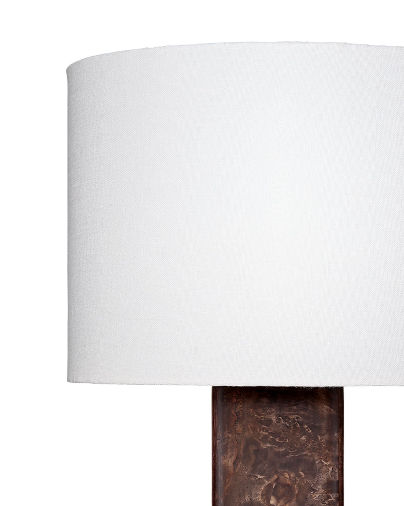 Preston Table Lamp - Modern Burl Wood Design for Bedroom, Living Room & Office - Stylish Lighting Decor