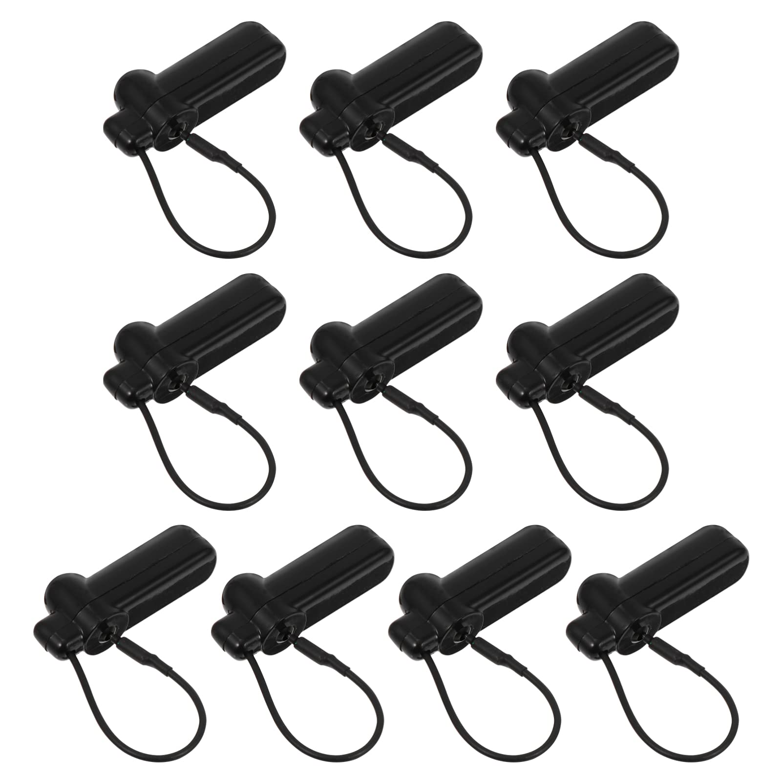 iplusmile 10Pcs EAS Security Tags - Magnetic Hard Bag & Clothing Anti-Theft Tags with RF Frequency Checkpoint - Retail Security Buckles for Mall & Supermarket (Random Colors) - Perfect for Loss Prevention in Retail Stores & Clothing Shops