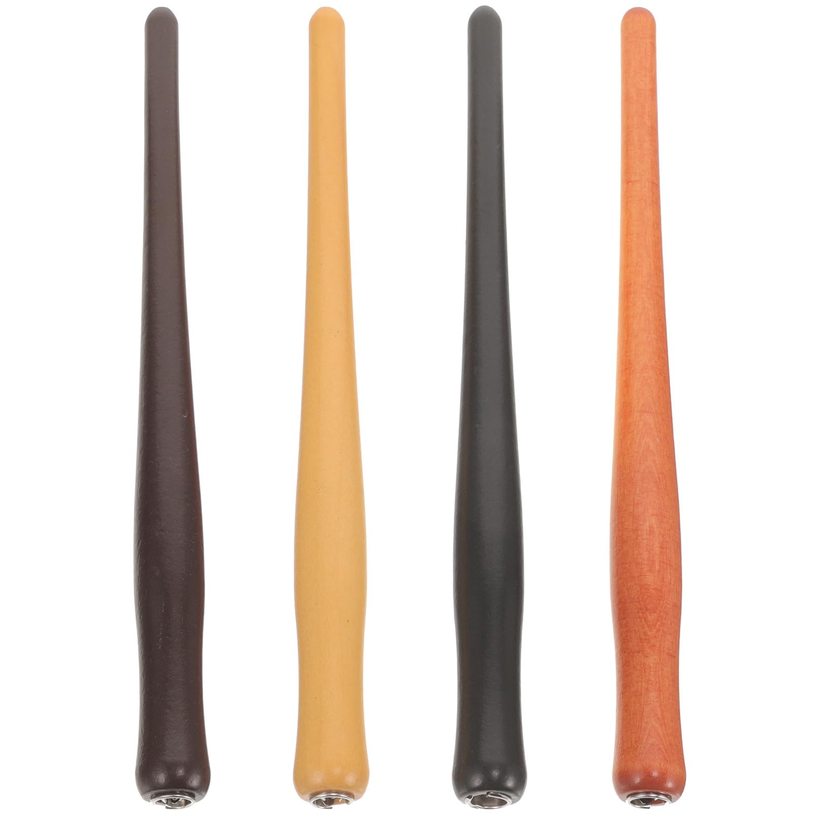 NUOBESTY 4-Piece Wooden Oblique Calligraphy Pen Nib Holder Set for Comic Art, Ink Drawing & Writing - Perfect for Artists, Beginners & Calligraphy Enthusiasts