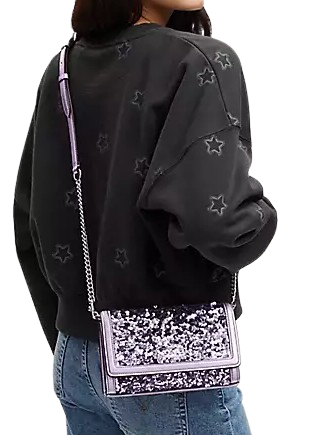 Coach Signature Flap Crossbody Bag for Women - Stylish Leather Shoulder Purse with Adjustable Strap, Perfect for Work, Travel & Everyday Use