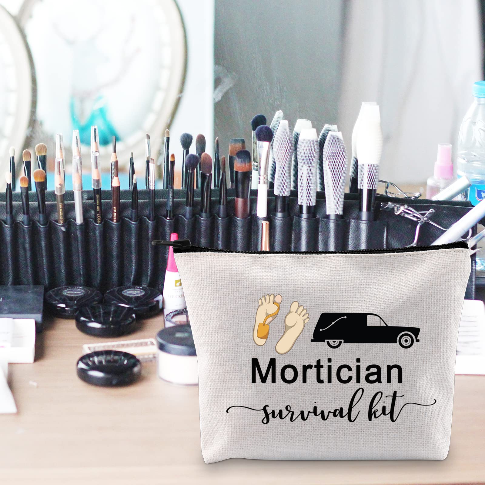 POFULL Professional Mortician Makeup Bag - Funeral Director Gift Set with Essential Tools - Perfect for Embalming & Corpse Preparation - Ideal for Funeral Homes & Mortuary Professionals