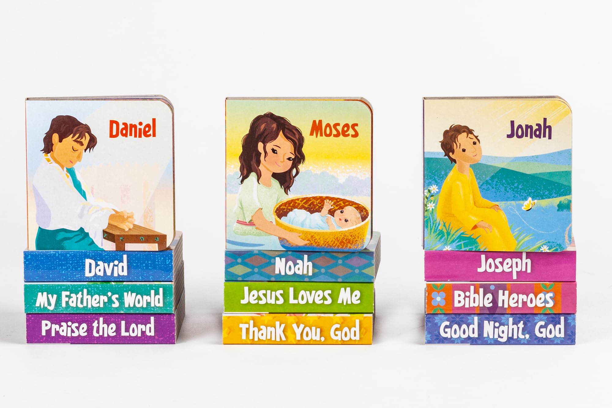 My Little Library: Bible Stories - 12 Board Books Set for Kids | Christian Children's Books for Early Learning & Bedtime Reading