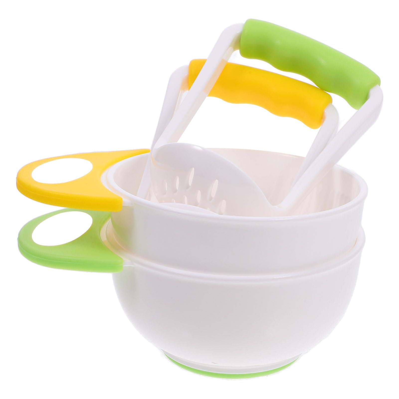 2-Pack Mash and Serve Bowl Set - Portable Food Masher & Mill for Baby Food - Perfect for Homemade Purees, Mashed Potatoes & Smoothies - Ideal for Kitchen, Baby Feeding & Travel