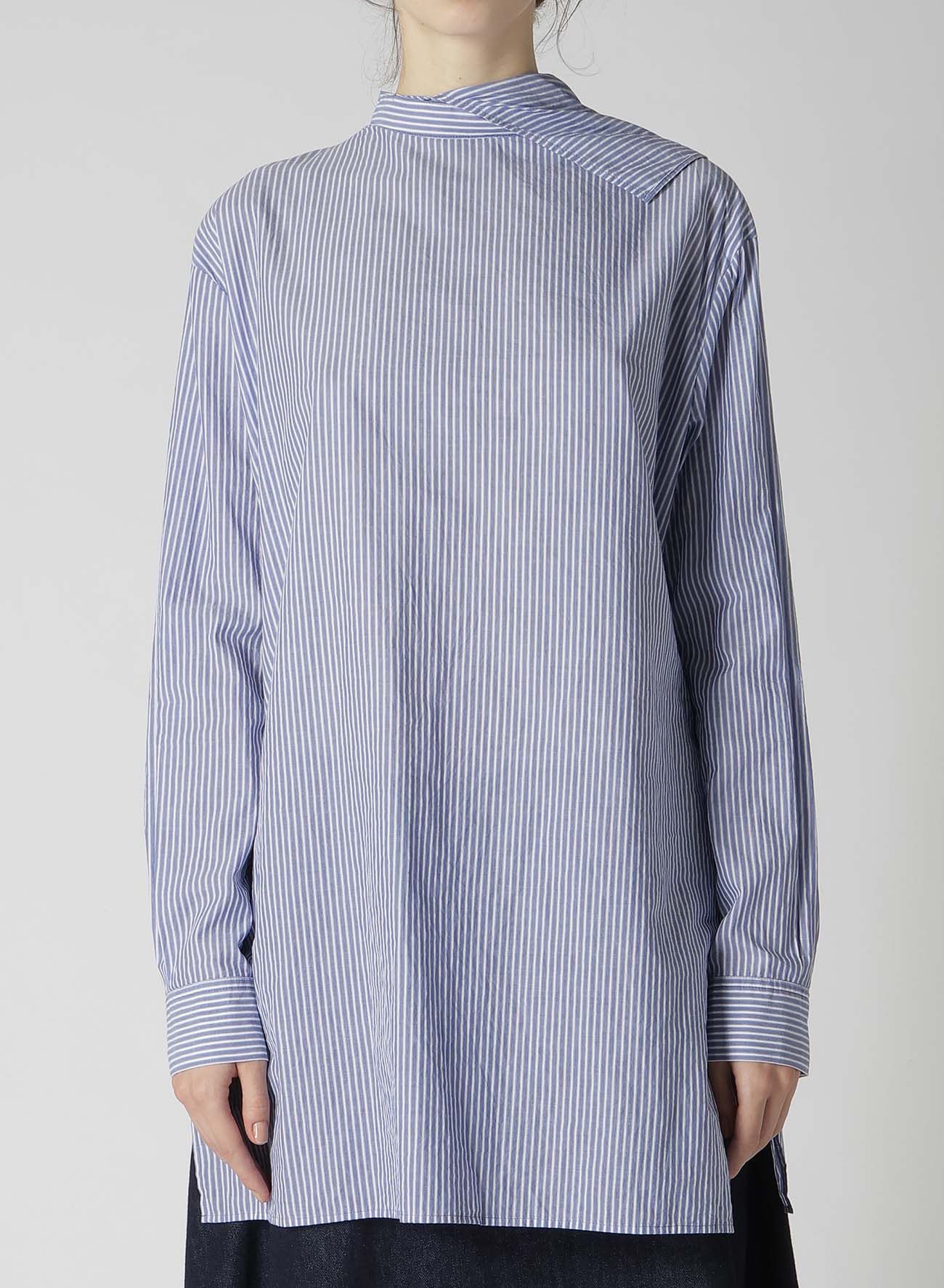 Stylish Cotton Stripe Back Tie Blouse for Women - Casual & Office Wear - Perfect for Summer Outfits and Layering