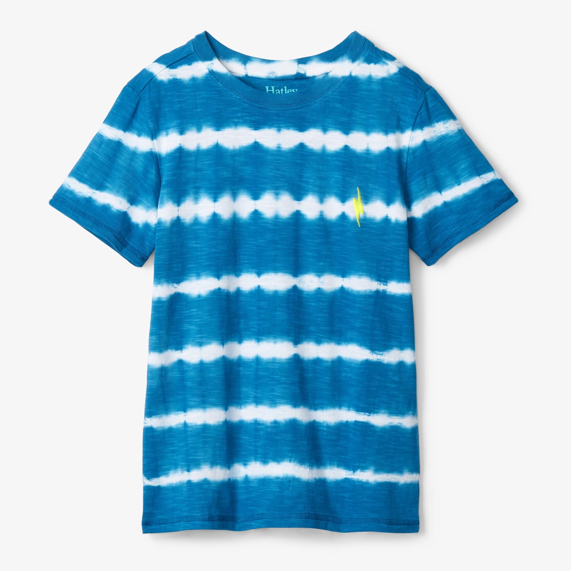 Vibrant Tie Dye Graphic Tee for Women & Men | Hatley Bolt Cotton T-Shirt | Casual Wear, Summer Outfits & Festival Fashion