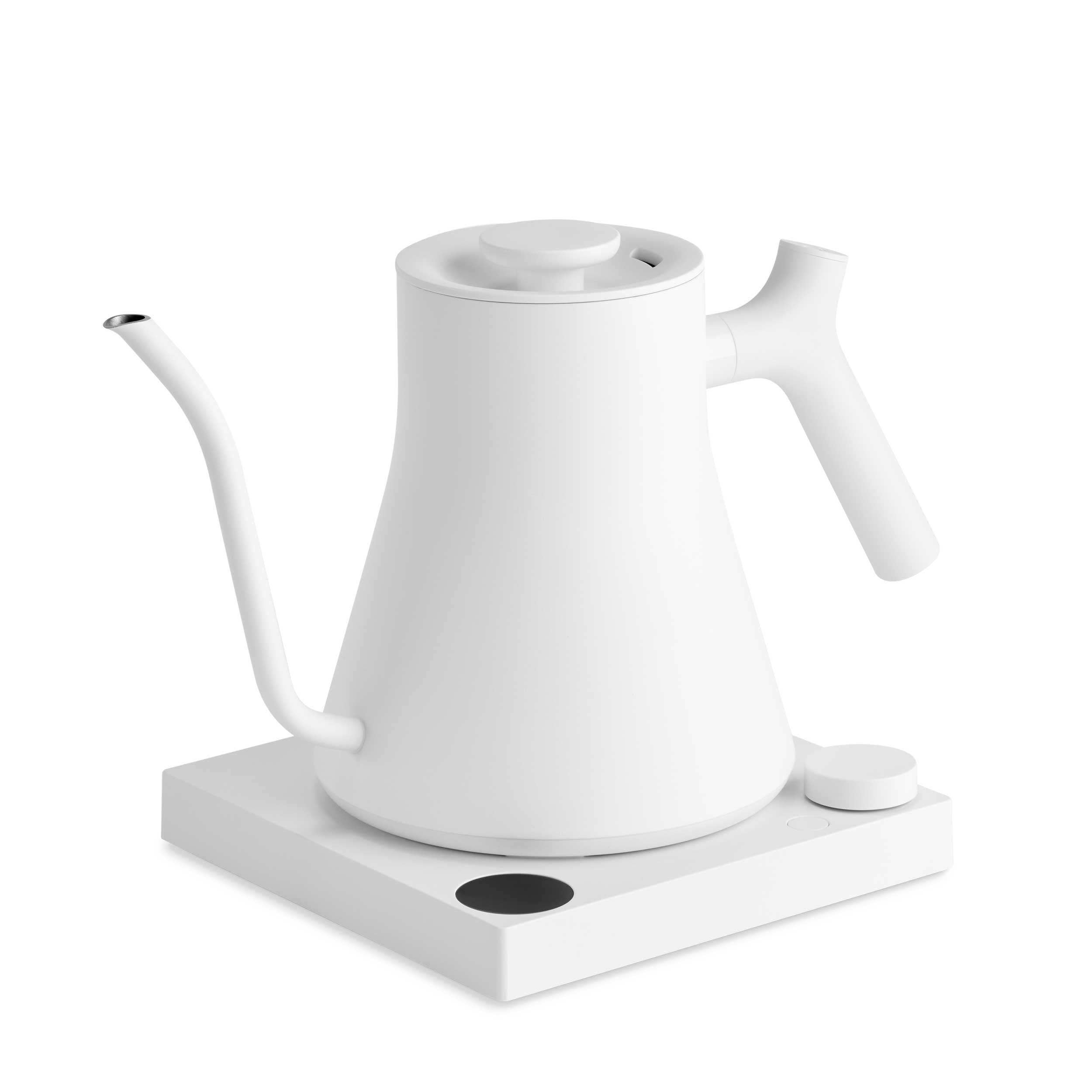 Fellow Stagg EKG Pro Electric Gooseneck Kettle - Matte White | Precision Pour-over Coffee & Tea Brewer for Home & Office Use
