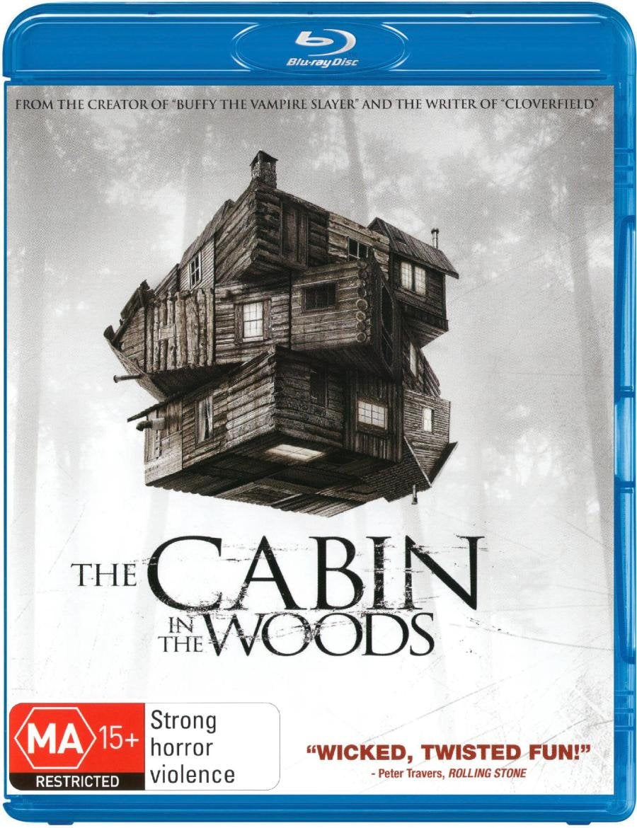 Cabin In The Woods Blu-ray DVD | Horror Thriller Movie | Perfect for Movie Nights & Halloween Parties