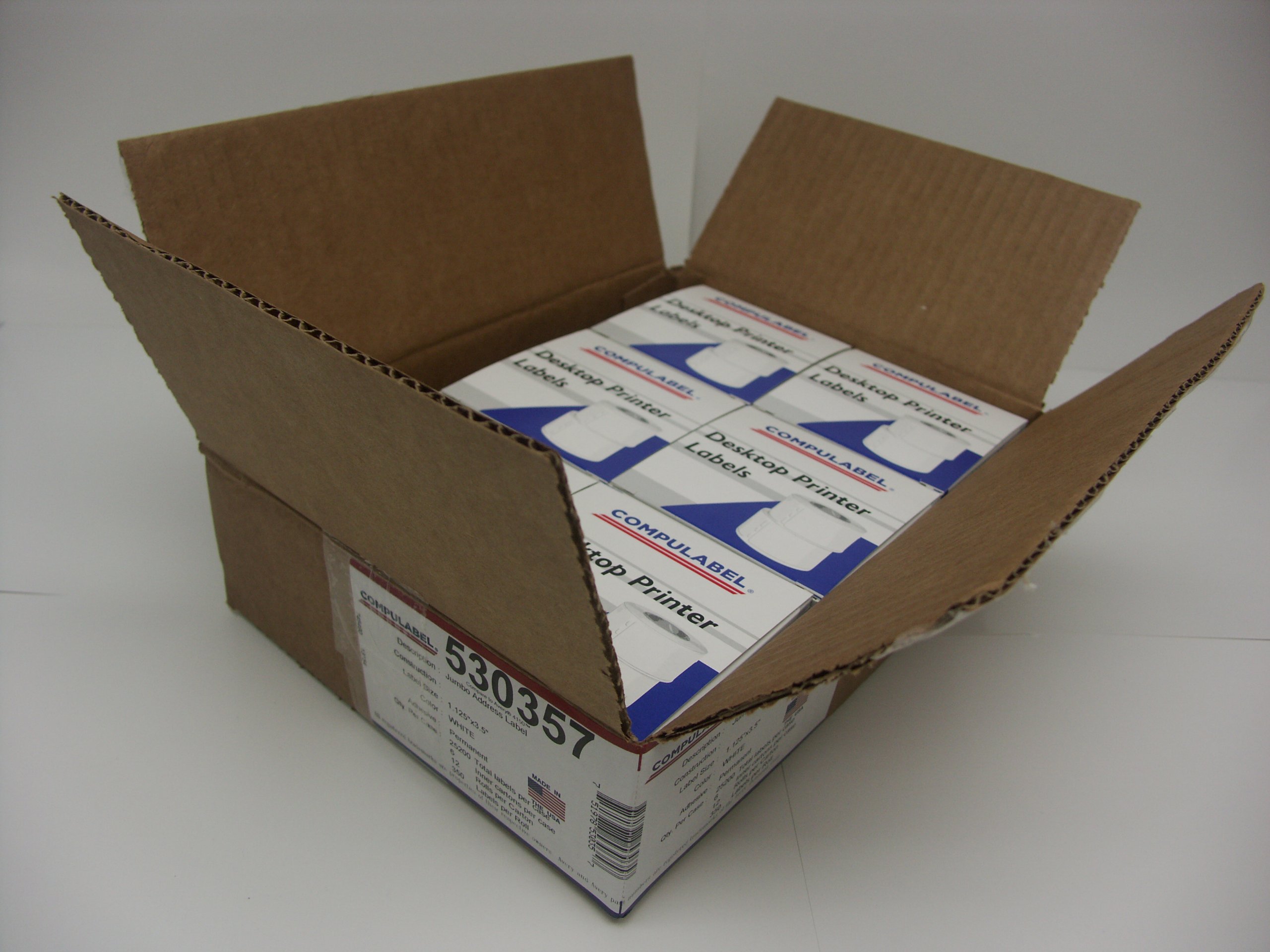 DYMO Compatible White Address Labels 1-1/8