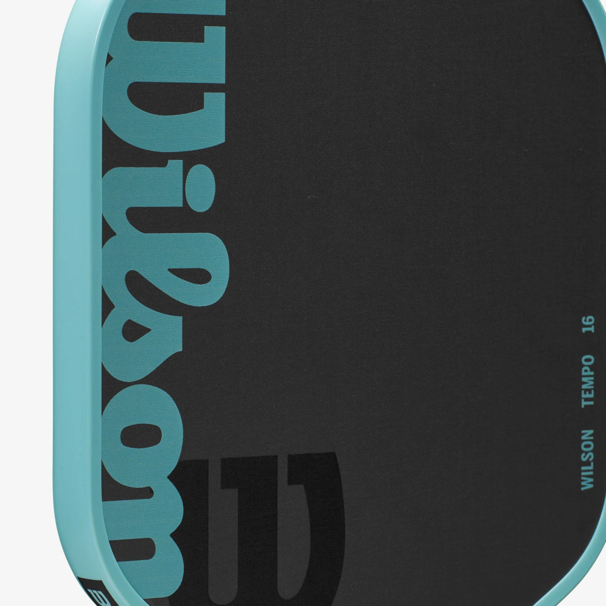 Wilson Tempo 16 Pickleball Paddle - Premium Graphite Face with Cushion Grip (Black/Blue) | Perfect for Recreational & Competitive Play, Indoor & Outdoor Courts