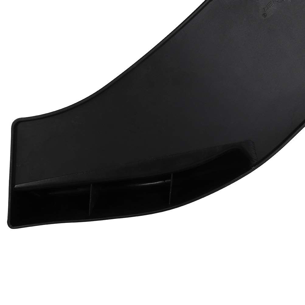 SCITOO Universal Front Lip Spoiler - Glossy Black PP Front Bumper Lip for Cars | Enhances Aerodynamics & Sporty Look | Perfect for Street Racing & Car Shows