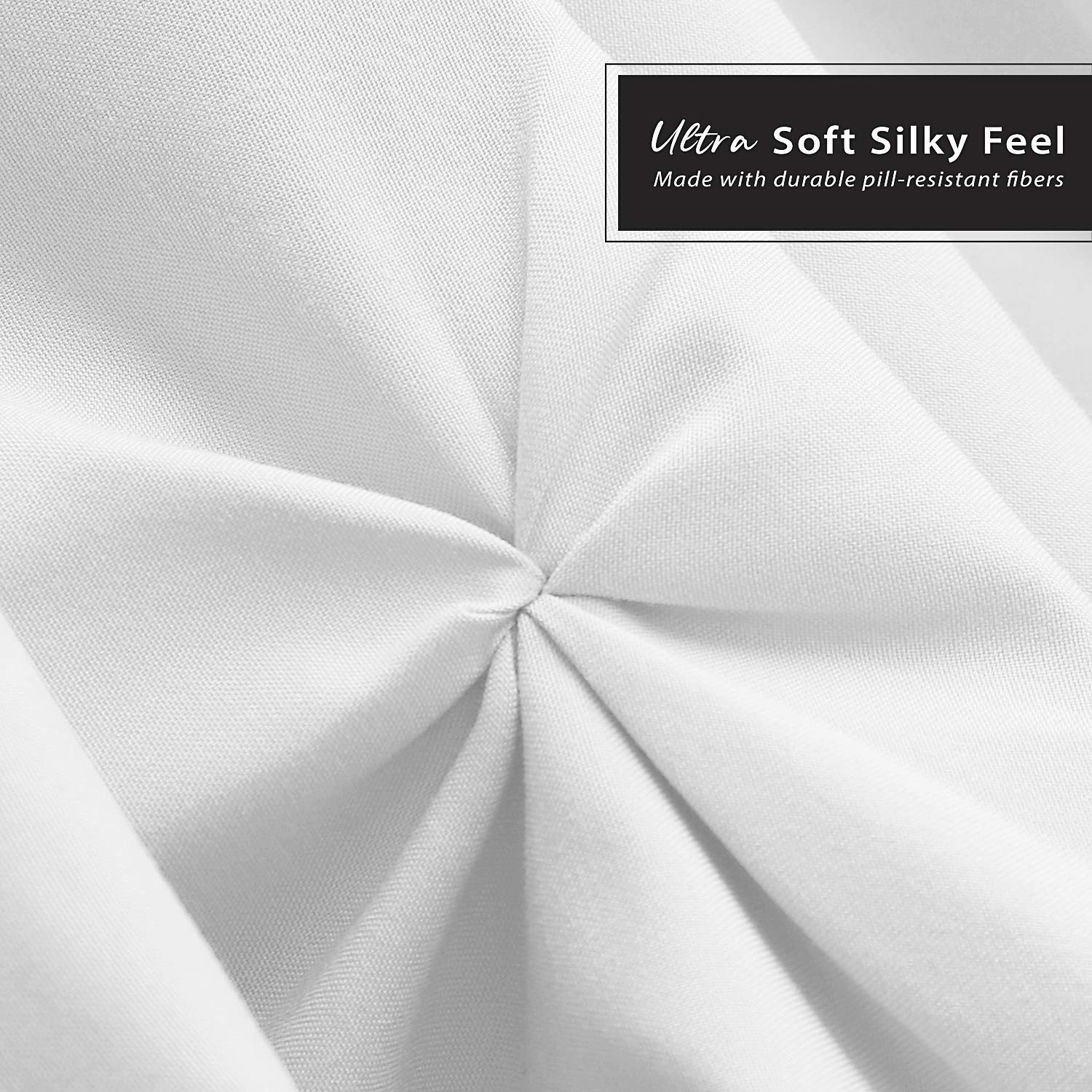Premium White Full Size Bed Skirt - 14