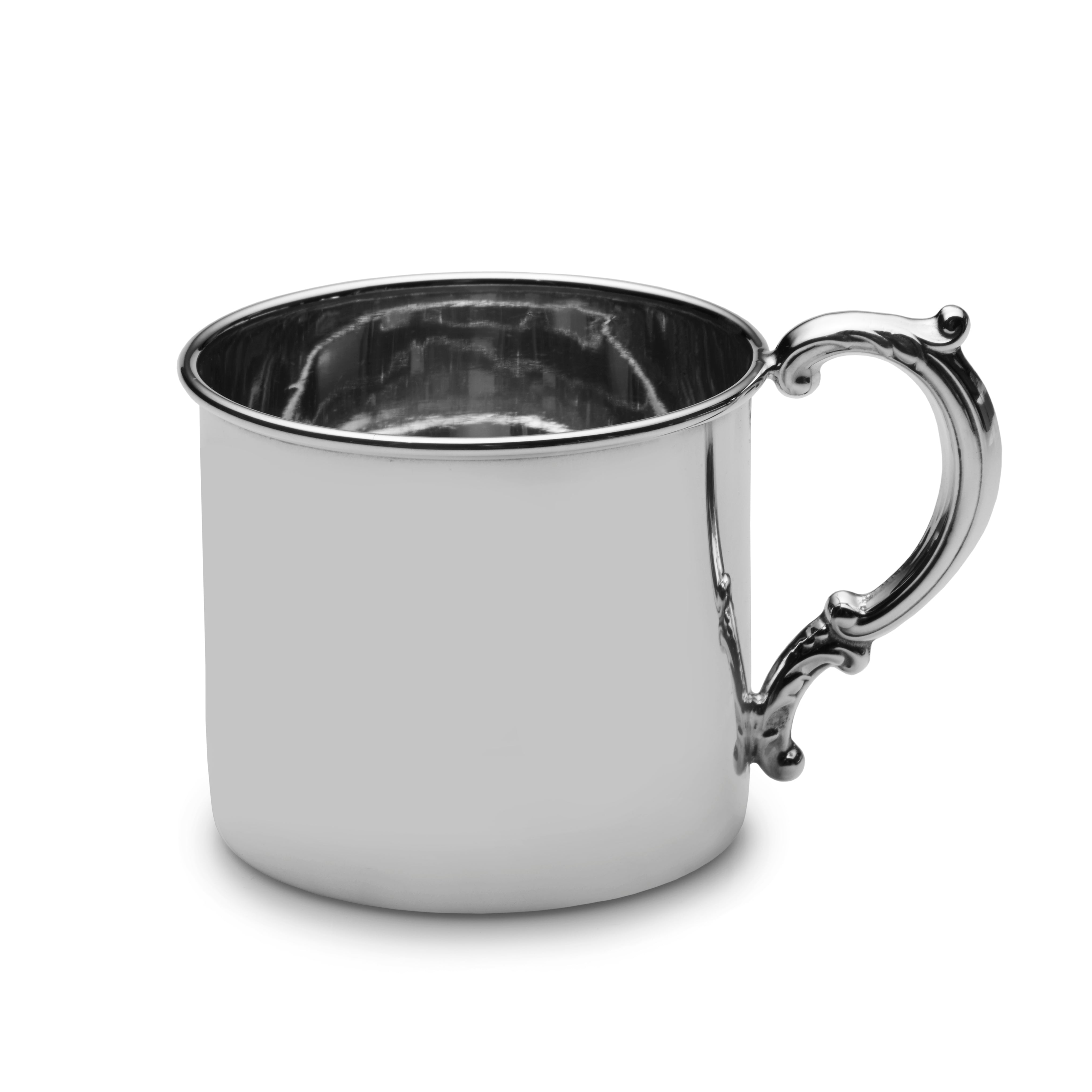 Sterling Silver Baby Cup - Engraved Christening Gift for Newborns - Perfect for Baptism, First Birthday & Keepsake Memories