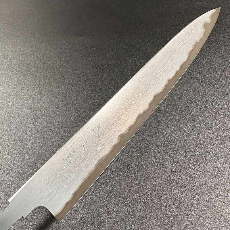 Premium Tetsujin Hamono Blue #2 Steel 240mm Sujihiki Japanese Slicing Knife - Professional Chef's Blade for Sushi, Sashimi & Meat Carving