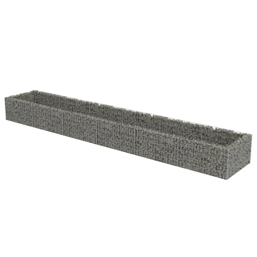Galvanized Steel Gabion Raised Garden Bed - 212.6