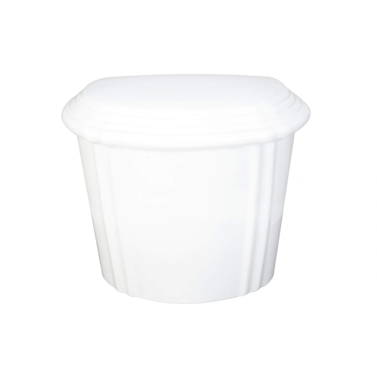 White Ceramic High Tank Pull Chain Toilet with Mounting Hardware - Vintage Style Bathroom Upgrade for Restrooms, Farmhouses & Historic Home Renovations