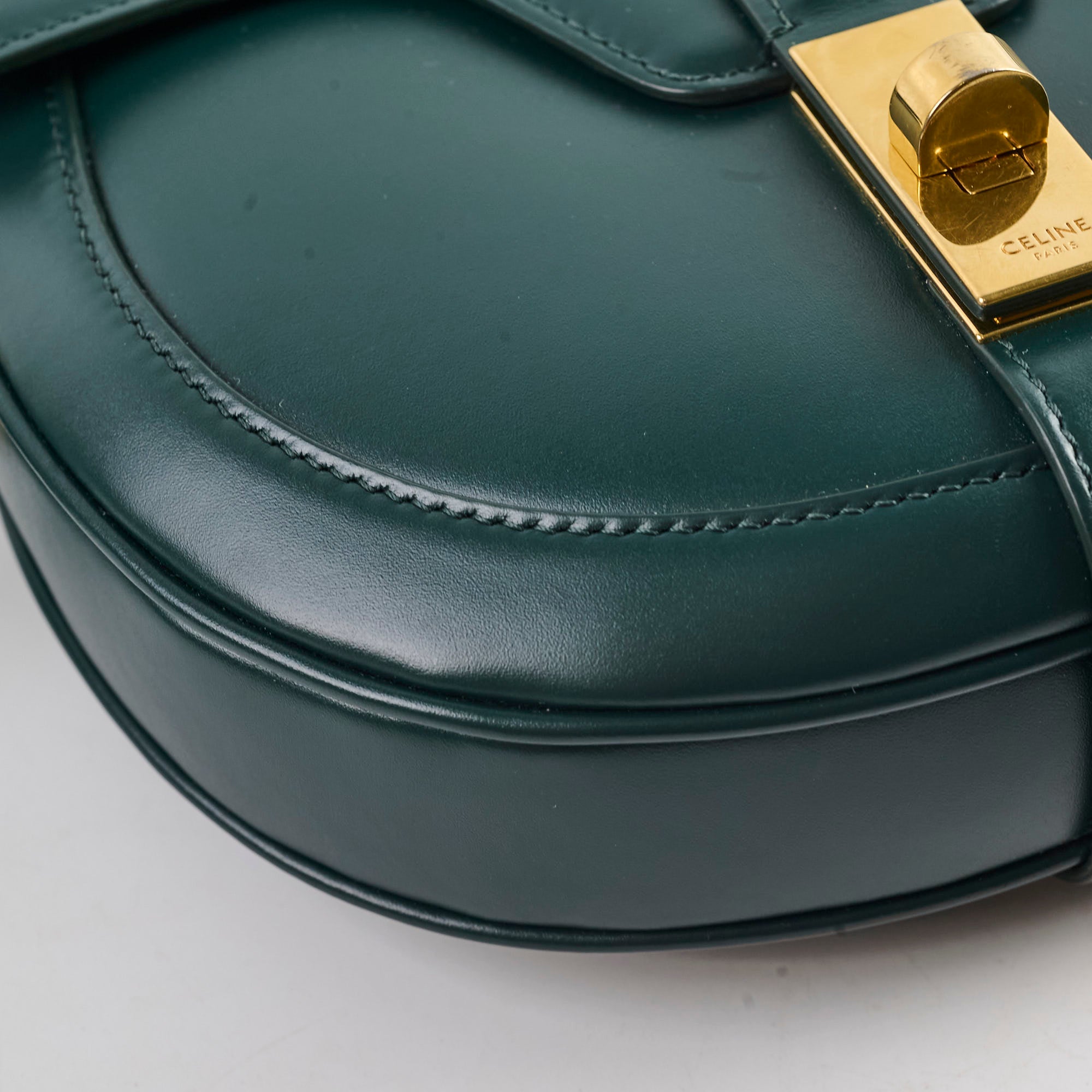 Celine Small Besace Bag in Green | Luxury Crossbody Handbag for Women | Perfect for Everyday Use, Work & Travel