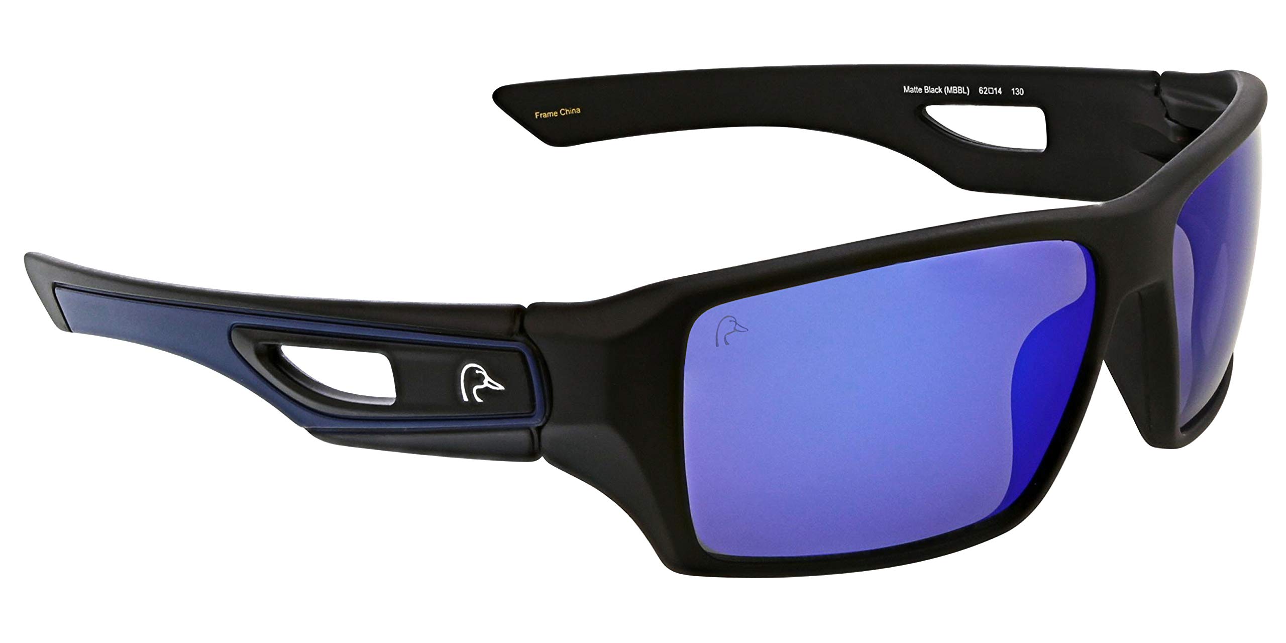 Ducks Unlimited Men's Torque Rectangular Polarized Sunglasses - UV Protection, Lightweight & Stylish for Outdoor Activities, Fishing, Driving & Beach