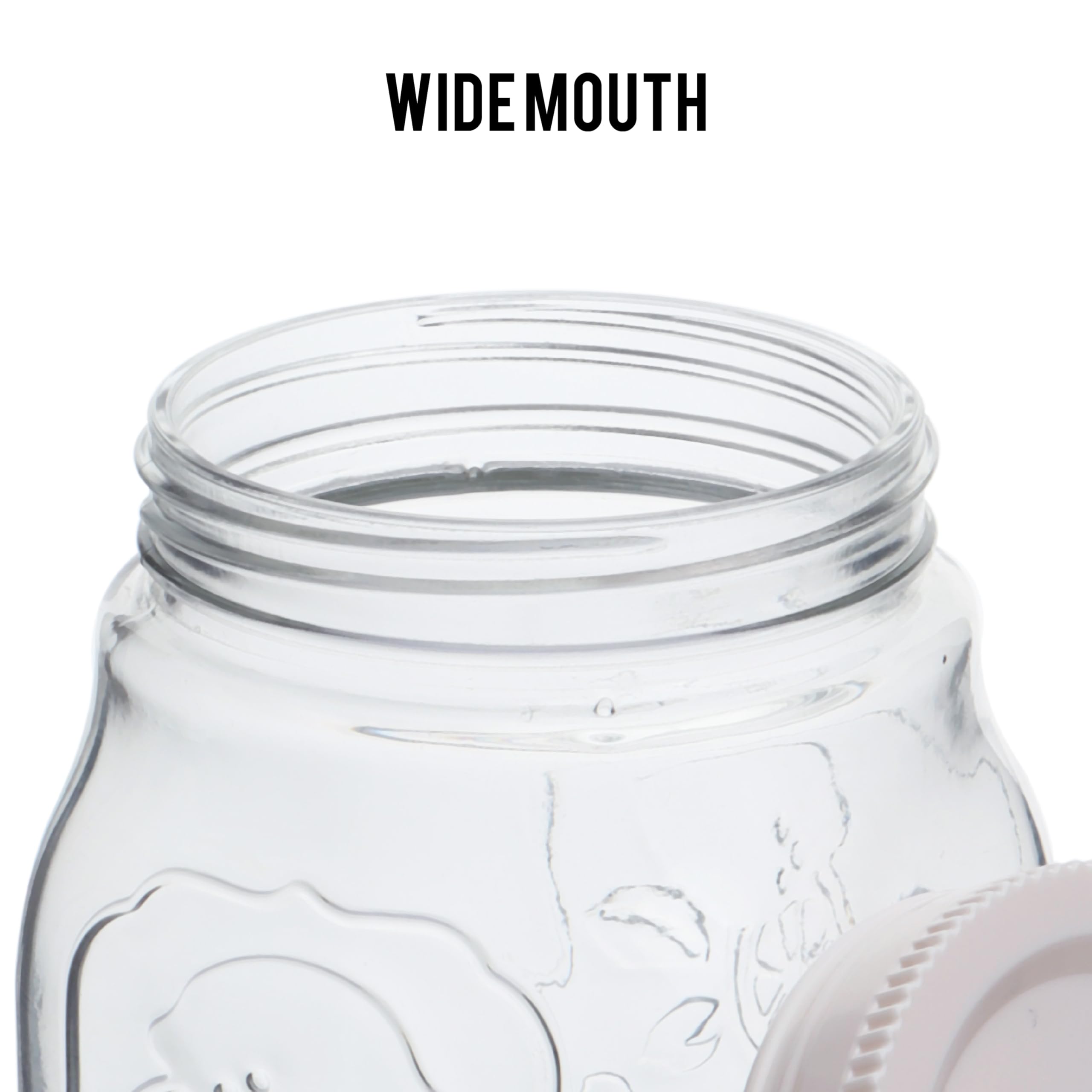 Premium Glass Canister with Airtight Silver Metal Lid - 1500ml Grey Food Storage Container for Kitchen Pantry, Dry Fruits, Spices & Coffee | Ideal for Home Organization & Meal Prep