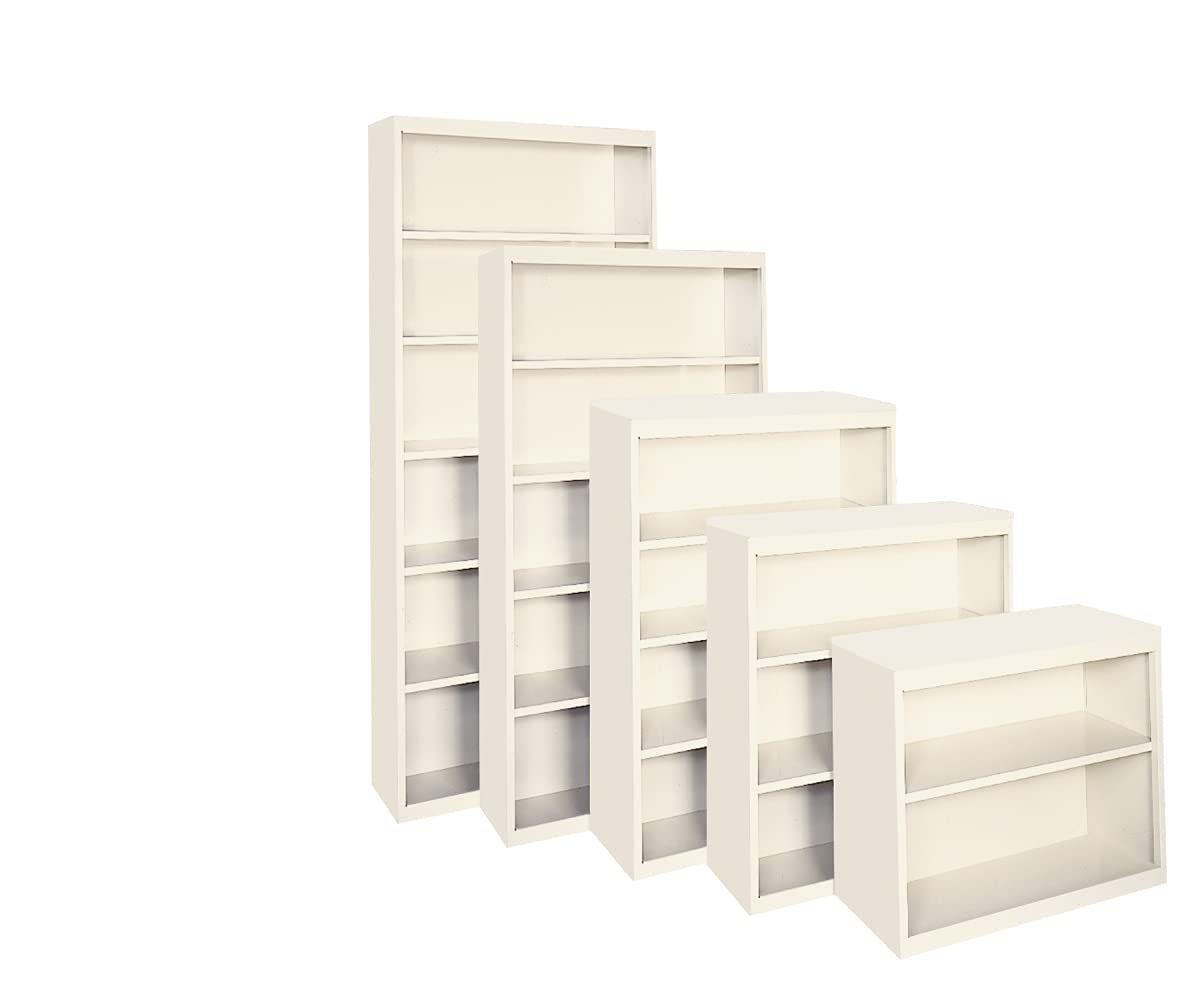 BCA-365212-RED Bookcase - Red, 36 x 13 x 52 Inches - Perfect for Home Office, Library & Living Room Storage