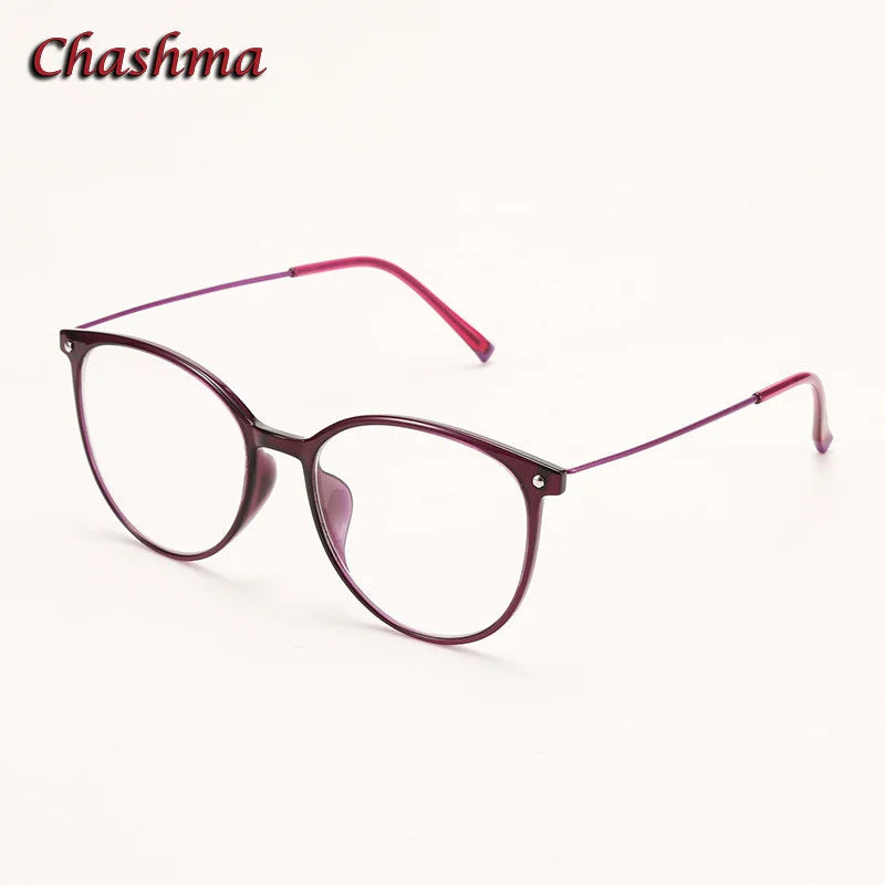 Unisex Full Rim Round Ultem Eyeglasses 2155 - Lightweight Durable Glasses for Men & Women - Perfect for Reading, Work, and Everyday Use