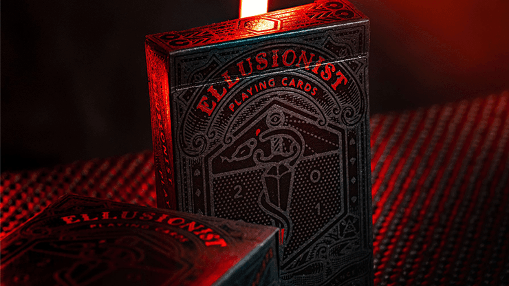 Ellusionist Black Anniversary Edition Playing Cards - Premium Magic Trick & Cardistry Deck for Performers & Collectors - Perfect for Close-up Magic, Card Flourishes, and Gifts