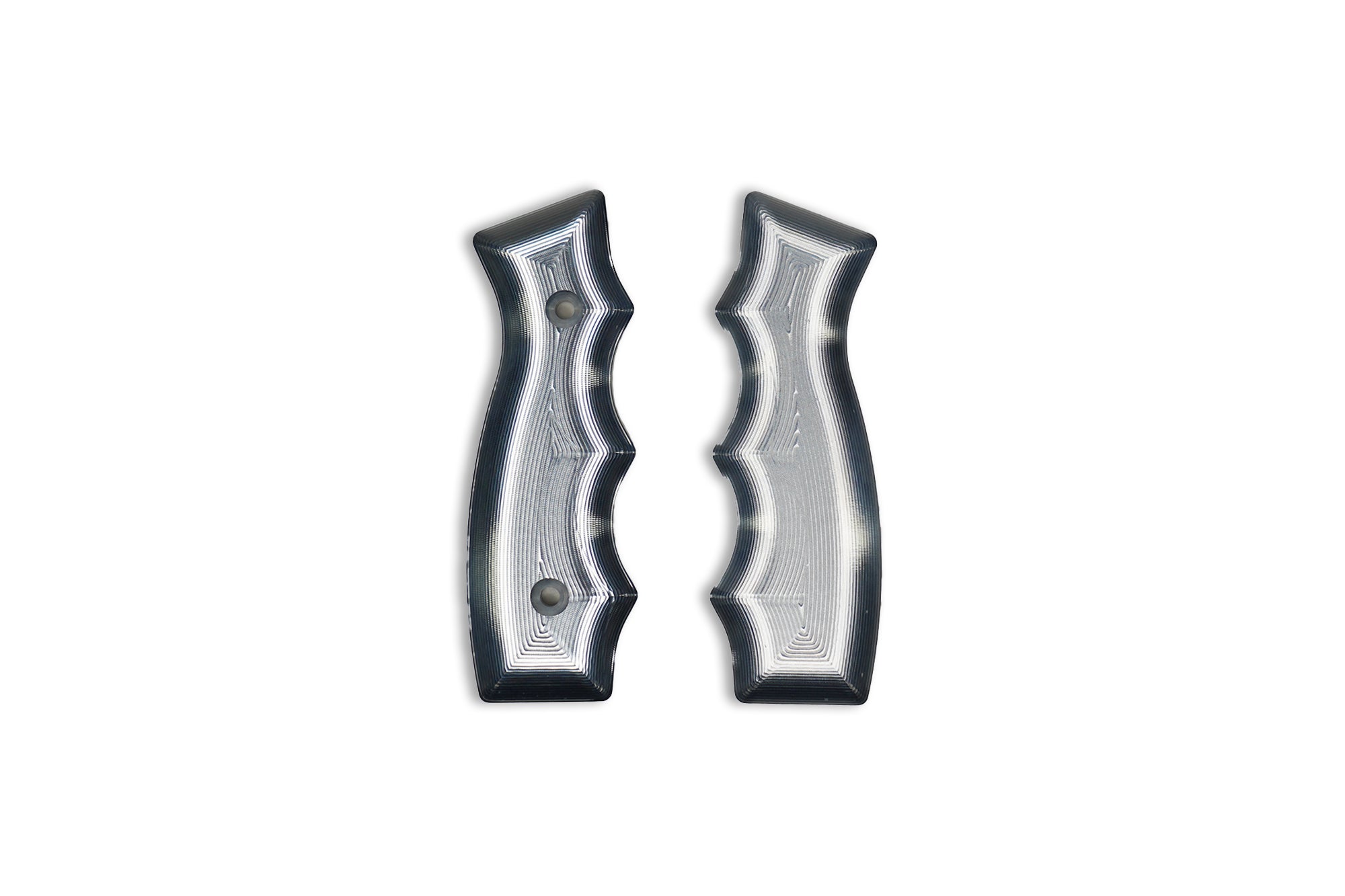 Billet Grip Insert Set - Bare Aluminum 16 143 03 | High-Quality CNC Machined Accessories for Motorcycle & ATV Handlebars | Perfect for Off-Road, Racing & Custom Bike Builds