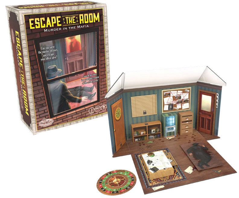 Escape the Room: Murder in the Mafia - Immersive Detective Board Game for Adults & Teens | Perfect for Game Nights, Team Building & Family Gatherings