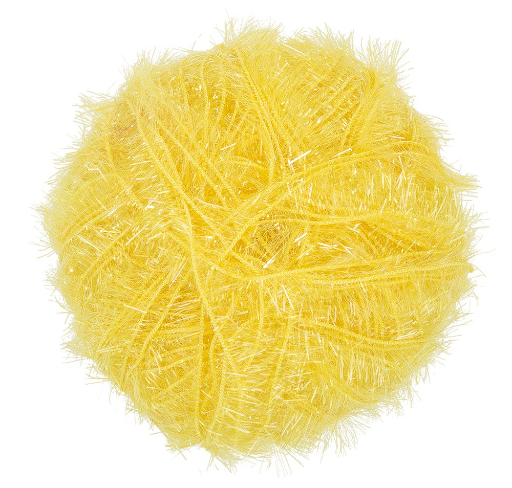Red Heart Scrubby Sparkle Yarn - Lemon Color | Premium Dishcloth & Scrubber Yarn for Knitting & Crocheting | Perfect for Kitchen Cleaning, Bath Scrubbies & DIY Craft Projects