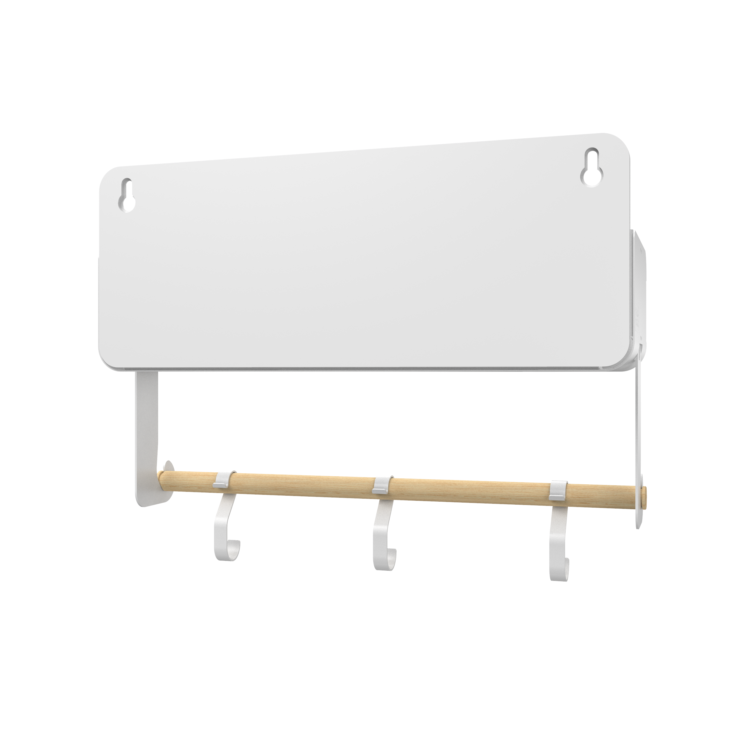 Heavy Duty Hanging & Magnetic Rack System with Brackets - Wall Mount Shelf Organizer for Kitchen, Garage, Bathroom Storage