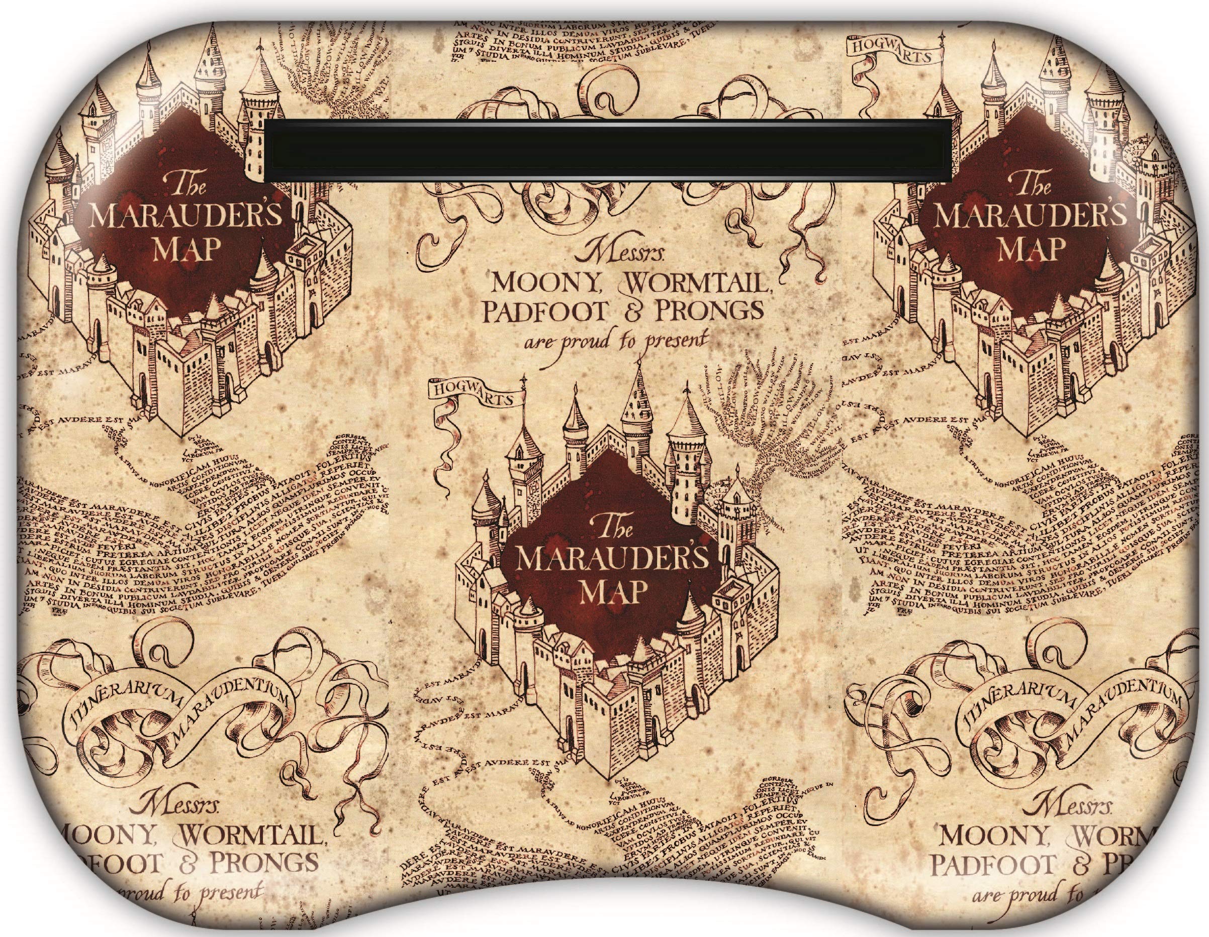 Kids Lap Desk with Notebook - Mandalorian, Princess, or Harry Potter (Harry Potter Map) | Portable Study & Drawing Table for Children - Perfect for Bed, Sofa, Car Travel & Home Learning