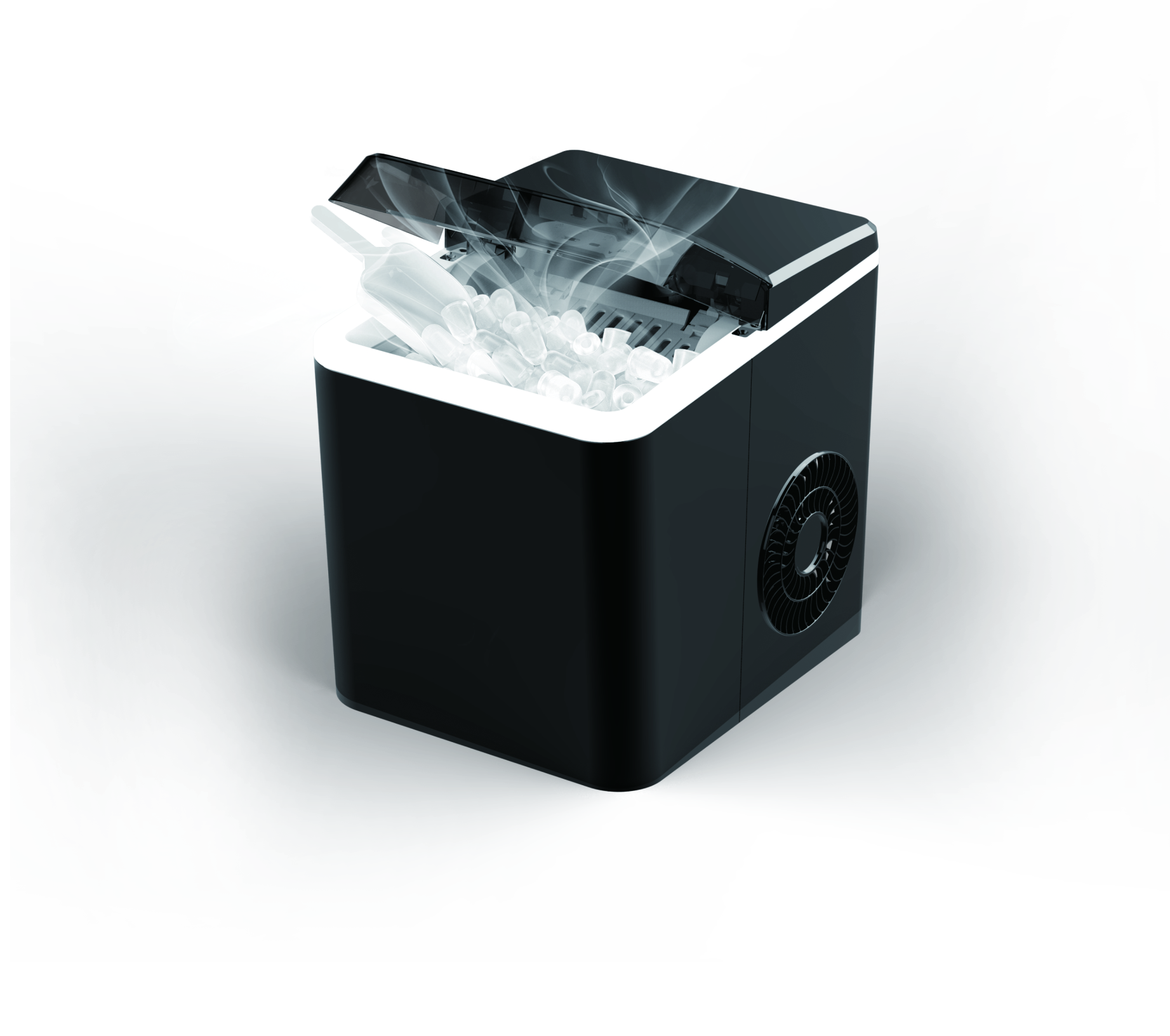Portable Countertop Ice Maker Machine - Fast 2.5L Ice Cube Production in 6-8 Minutes, Perfect for Home, Office, Parties & Outdoor Use