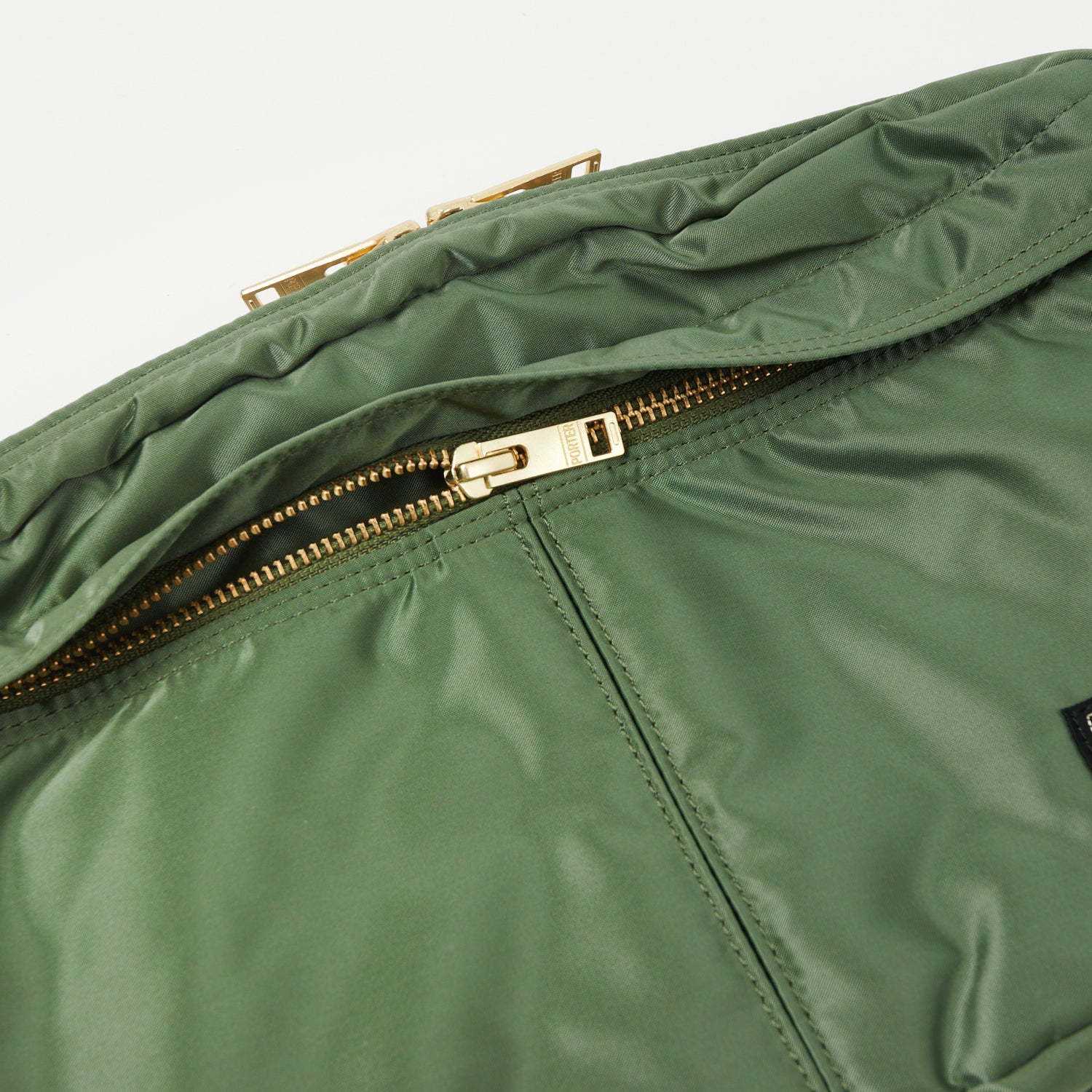 Porter Yoshida & Co. Tanker Shoulder Bag in Sage Green - Stylish Durable Crossbody Bag for Travel, Work & Everyday Use