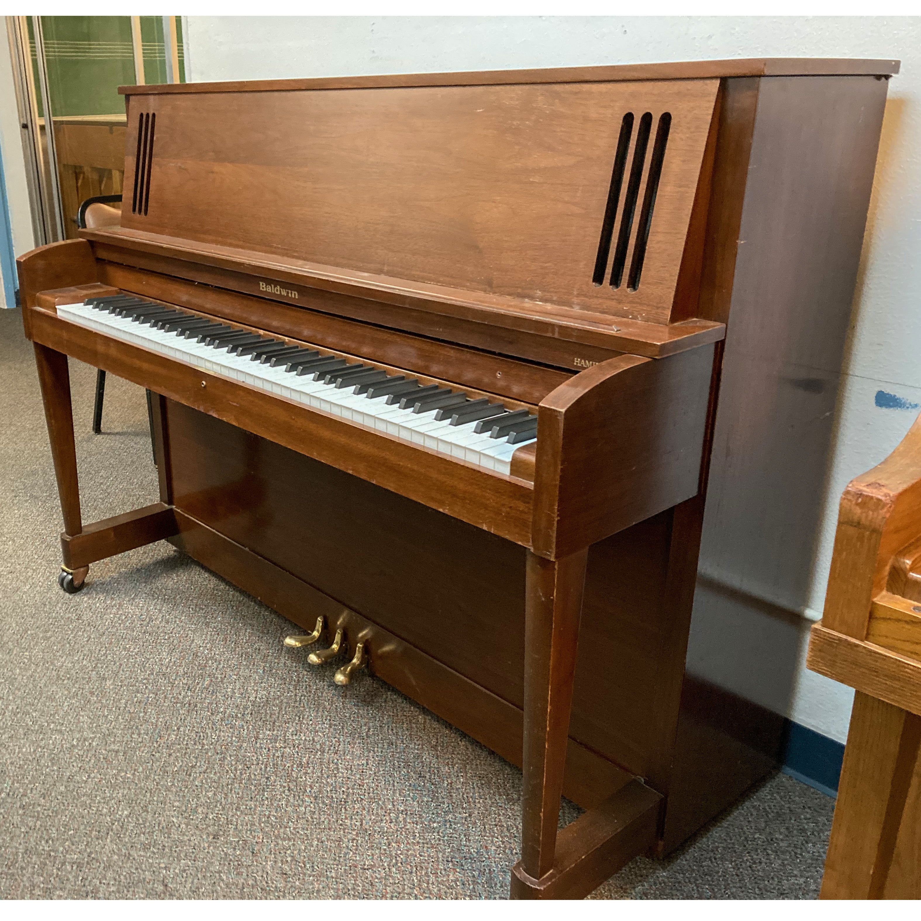 Baldwin 243 Walnut Studio Piano - Premium Upright Piano for Home & Studio Use | Perfect for Beginners, Professionals & Music Lovers