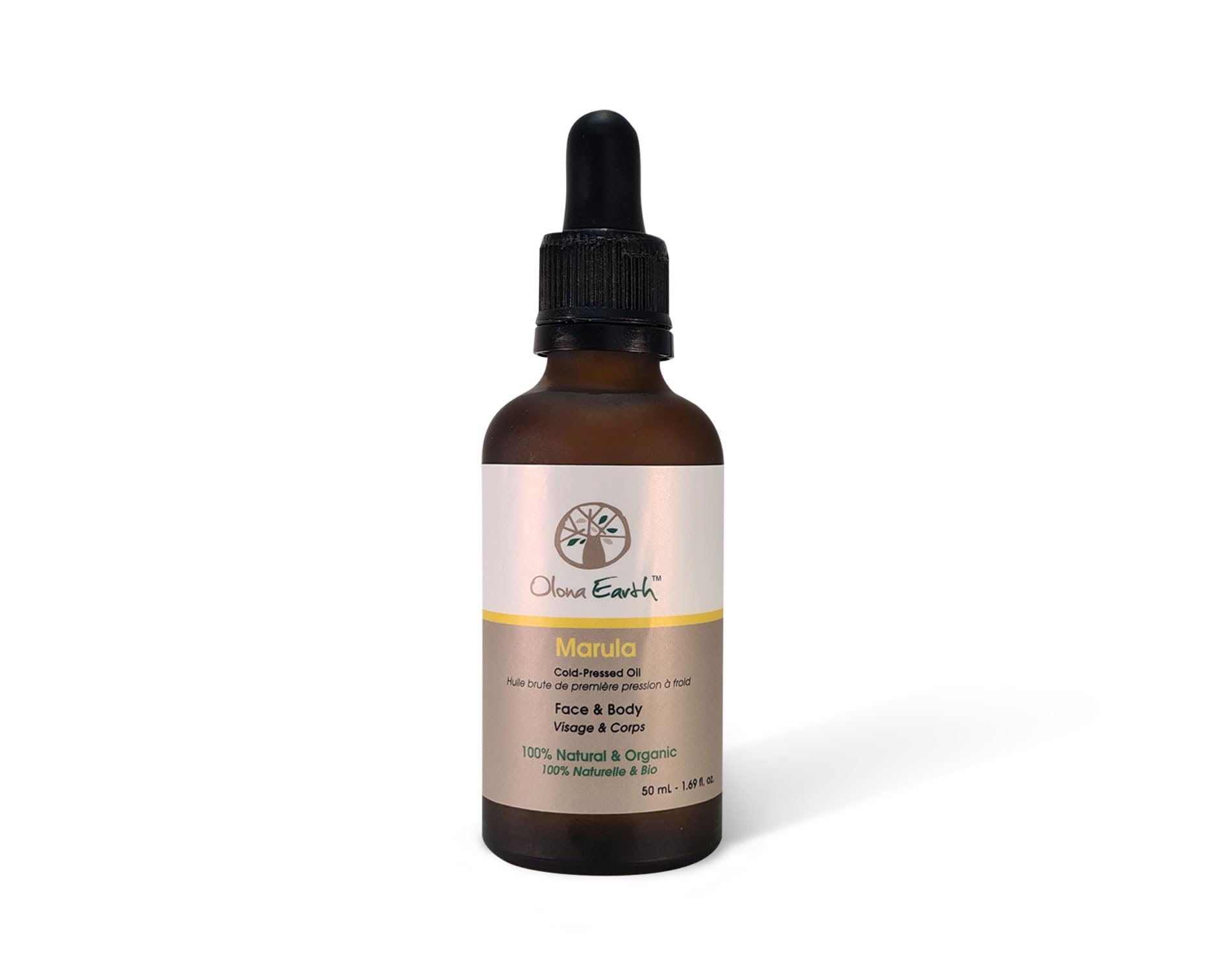100% Organic Marula Cold-Pressed Hydrating Oil for Face, Hair & Skin - Natural Anti-Aging Moisturizer for Dry Skin Care & Hair Growth - Perfect for Daily Beauty Routine & Nighttime Skincare