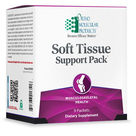 Orthomolecular Soft Tissue Support Pack - Natural Joint & Muscle Relief Supplement for Active Lifestyles & Sports Recovery