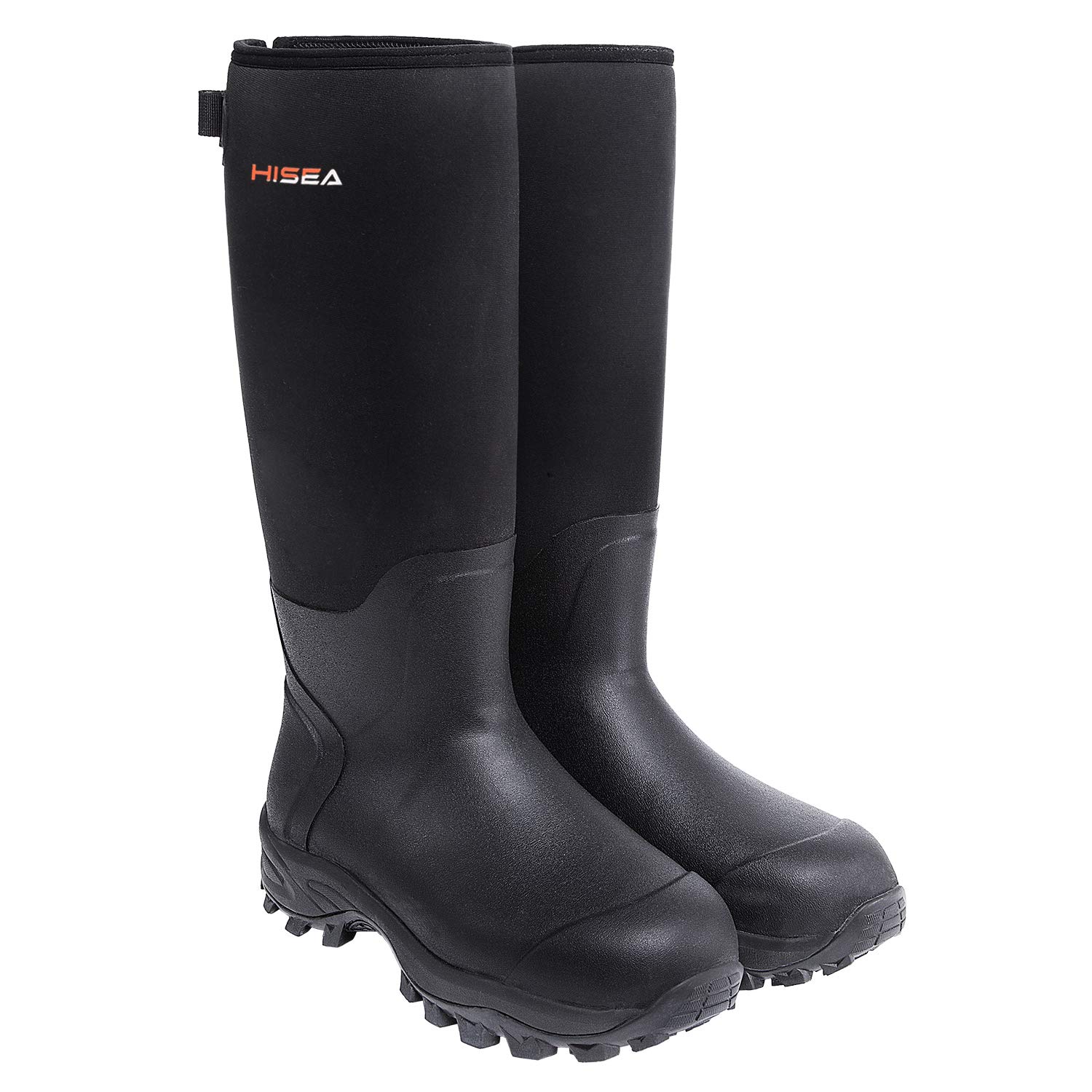 HISEA Apollo Basic Men's Waterproof Hunting Boots - Neoprene Rubber Rain Boots for Outdoor, Hiking & Farm Work