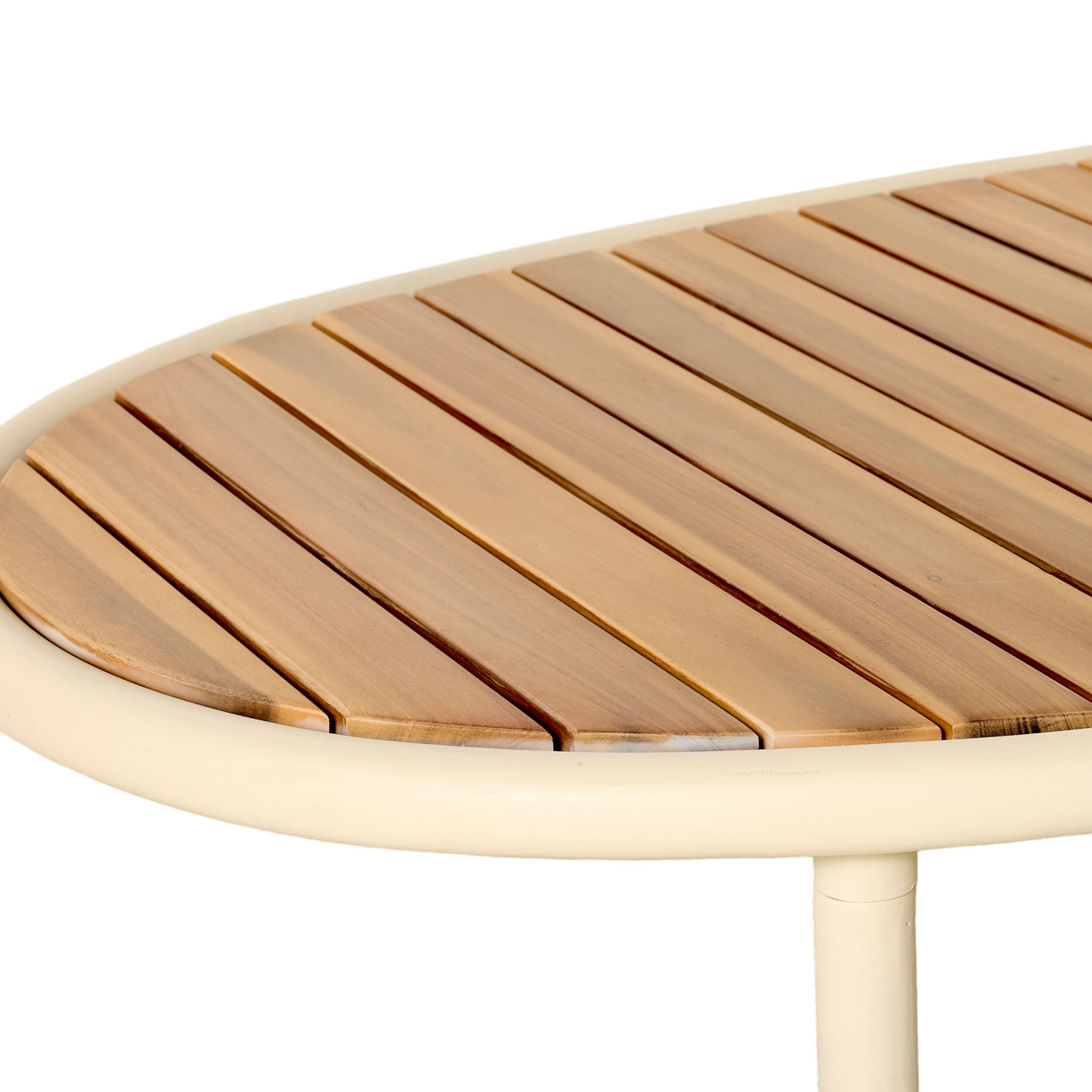 Alesso Modern Curved Coffee Table 140cm - Mid Century Style Living Room Furniture for Small Spaces, Perfect for Apartments and Home Decor