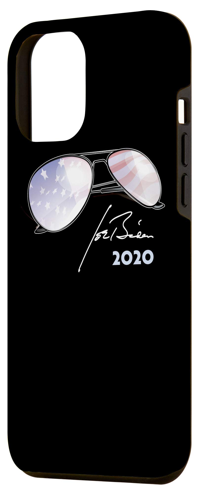 iPhone 12 Pro Max Case - Patriotic American Flag & Aviator Sunglasses Design - Perfect for Political Supporters, Campaign Events & Patriotic Gift Giving