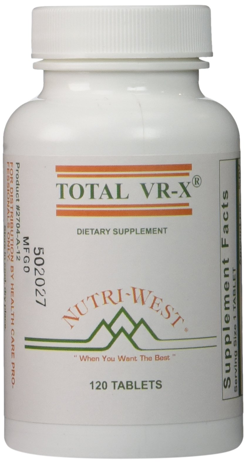 Nutri-West Total VR-X (Formerly Total Virx) - 120 Capsules - Immune Support Supplement for Adults - Boost Energy & Vitality - Perfect for Travel, Workouts & Daily Wellness