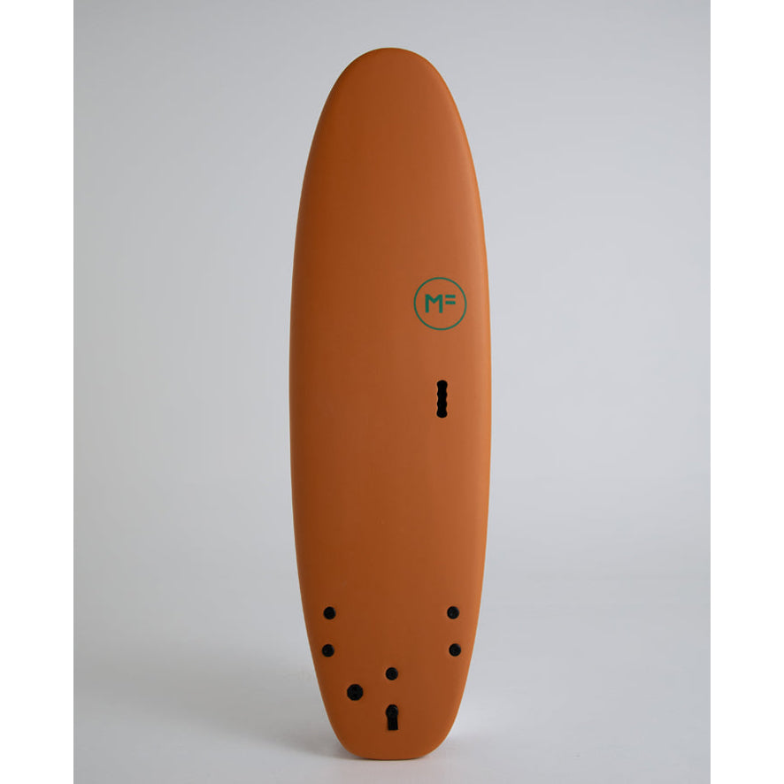 MF Mick Fanning Beastie 7'0 Surfboard - Super Soft Tri Fin Clay Design for All-Level Surfers | Perfect for Small Waves & Beach Breaks