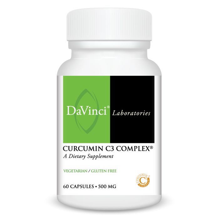 Davinci Labs Curcumin C3 Complex Supplement - 95% Curcuminoids for Joint & Inflammation Support - Natural Turmeric Extract with Black Pepper - Supports Digestive Health & Immune System - Perfect for Daily Wellness & Active Lifestyle