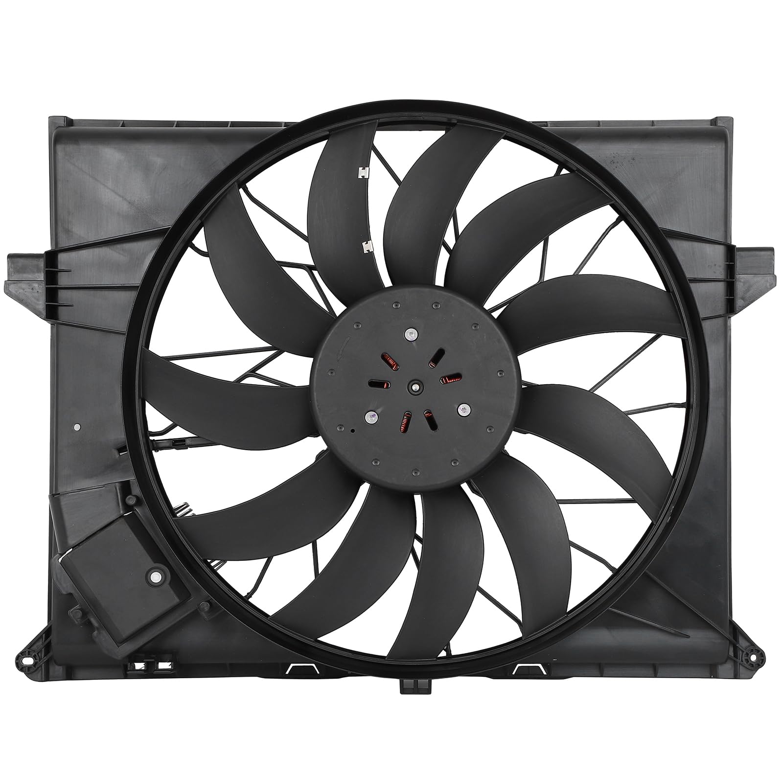SCITOO 81cm Radiator Cooling Fan Assembly Compatible for Mercedes-Benz GL320/ML320 3.0L, GL350 3.0L, GL450 4.7L (2007-2012 Models) - Perfect for Engine Cooling & Overheating Prevention